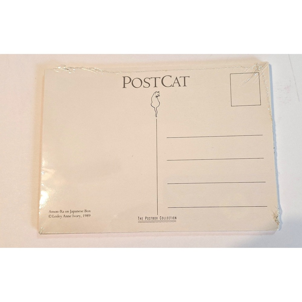 Lesley Anne Ivory PostCats Book and 15 Postcard Set Sealed 1989 First Edition - Picture 5 of 8